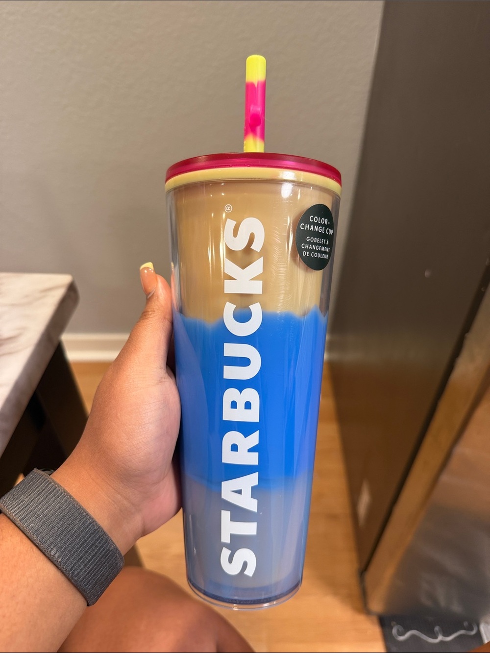 Starbucks 23 blue wave color changing 24oz